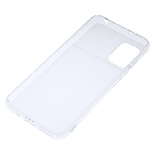 Силиконовый матовый полупрозрачный чехол для Xiaomi Poco M4 5G, цвет Белый