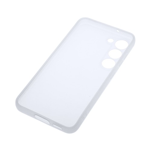 Силиконовый матовый полупрозрачный чехол для Samsung Galaxy S23, цвет Белый