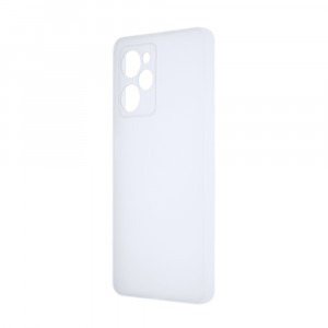 Силиконовый матовый полупрозрачный чехол для Xiaomi Poco X5 Pro Белый