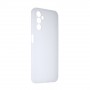 Силиконовый матовый полупрозрачный чехол для Samsung Galaxy A14, цвет Белый