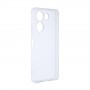 Силиконовый матовый полупрозрачный чехол для Tecno Camon 20/20 Pro 4G, цвет Белый