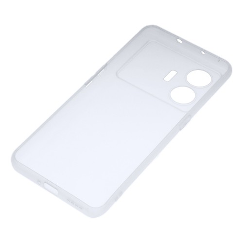 Силиконовый матовый полупрозрачный чехол для Realme GT Neo 5 SE, цвет Белый