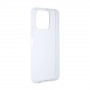 Силиконовый глянцевый транспарентный чехол для Huawei Honor X6a, цвет Белый