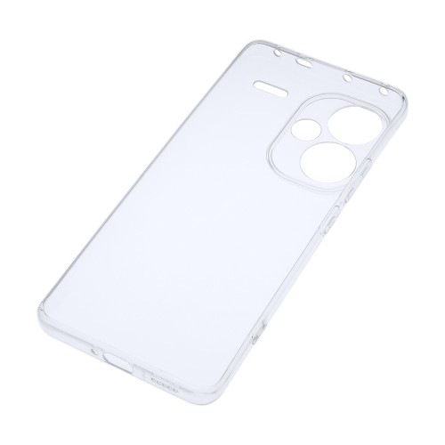 Силиконовый матовый полупрозрачный чехол для Xiaomi Redmi Note 13 Pro Plus, цвет Белый