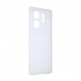 Силиконовый матовый полупрозрачный чехол для Infinix Zero 30 4G, цвет Белый
