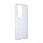 Силиконовый матовый полупрозрачный чехол для Huawei P60/P60 Pro, цвет Белый