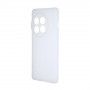 Силиконовый матовый полупрозрачный чехол для OnePlus 12, цвет Белый