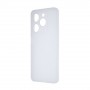 Силиконовый матовый полупрозрачный чехол для Infinix Smart 8 HD, цвет Белый