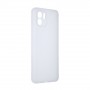 Силиконовый матовый полупрозрачный чехол для Xiaomi Redmi A1/Redmi A2, цвет Белый