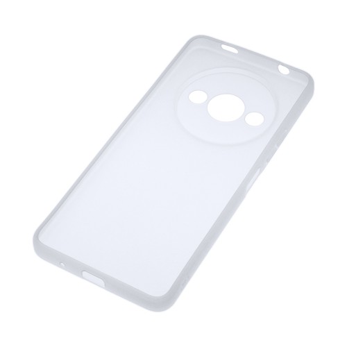 Силиконовый матовый полупрозрачный чехол для Xiaomi RedMi A3, цвет Белый