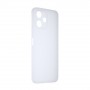 Силиконовый матовый полупрозрачный чехол для Xiaomi Poco M6 Pro 5G, цвет Белый