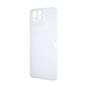 Силиконовый матовый полупрозрачный чехол для ASUS ROG Phone 8/8 Pro Белый