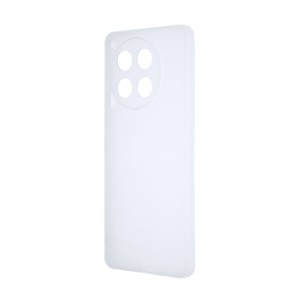 Силиконовый матовый полупрозрачный чехол для Tecno Camon 30 4G Белый