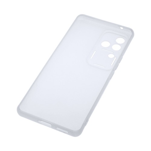 Силиконовый матовый полупрозрачный чехол для Vivo V30 Pro/S18 Pro, цвет Белый